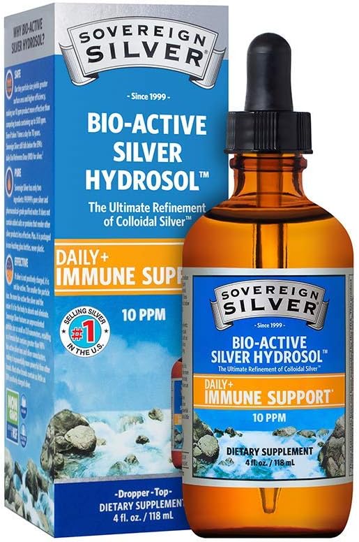 Bio-Active Silver Hydrosol Colloidal Silver 10 PPM