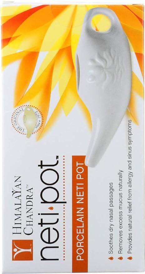 HIMALAYAN CHANDRA CERAMIC NETIPOT 1PC