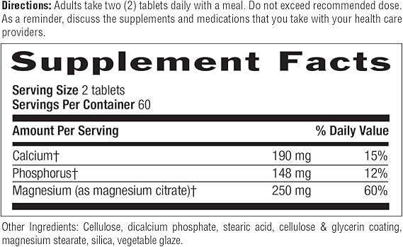 Country Life MAGNESIUM CITRATE 250MG 120 Tablet