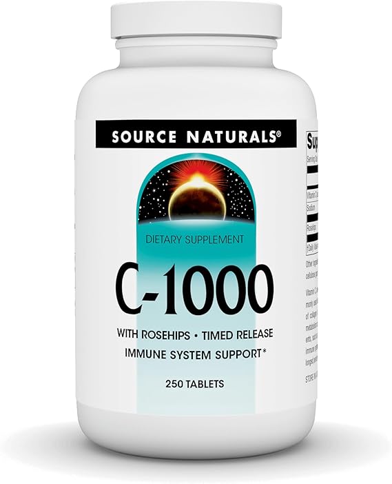 SOURCE NATURALS C-1000 TIME RELEASE 250T