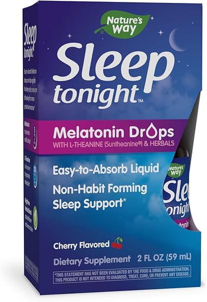 Nature's Way Sleep tonight™ Melatonin Drops, Cherry Flavor 2 Fl Oz