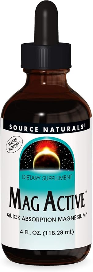 SOURCE NATURALS MAG ACTIVE 8 OZ