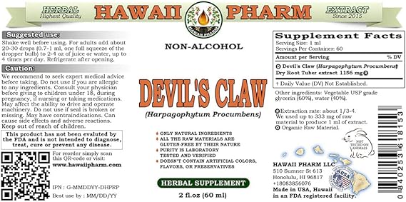 Devil's Claw Extract Alcohol-Free