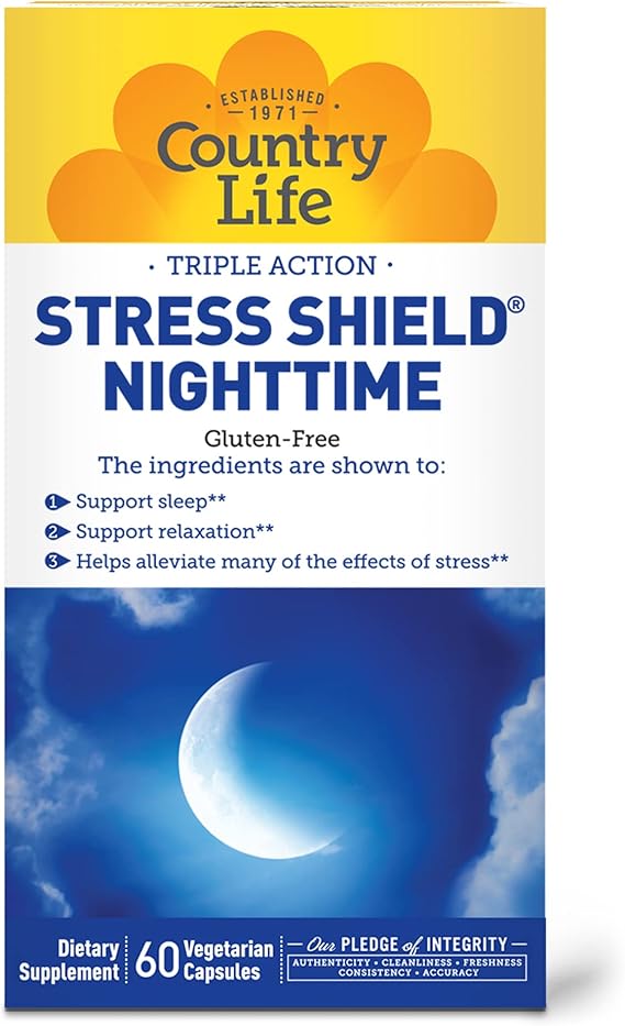 Country Life STRESS SHIELD NIGHTTIME 60 Capsule