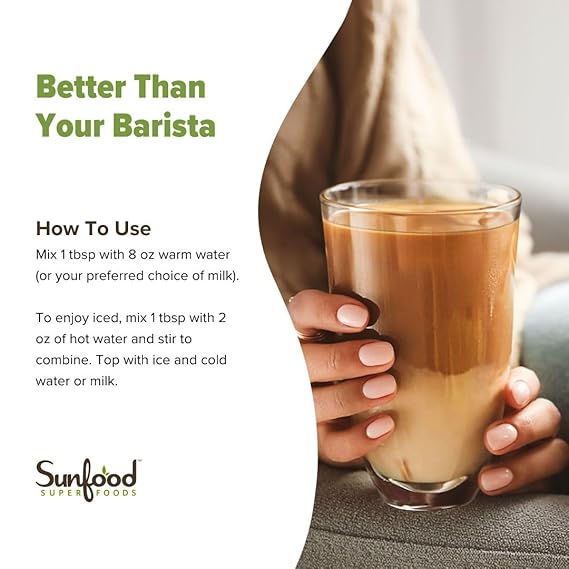 Sunfood SuperLatte, Cacao 6oz