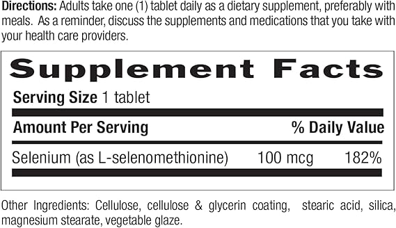 Country Life SELENIUM 100MCG 180 Tablet