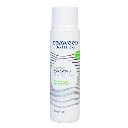SEAWEED BATH CO. HYDRATE BODY WASH EUCALYPTUS PEPPERMINT 12 FLOZ