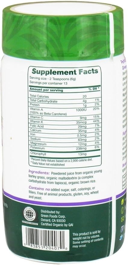 Green Foods Organic & Raw Green Magma 2.8oz