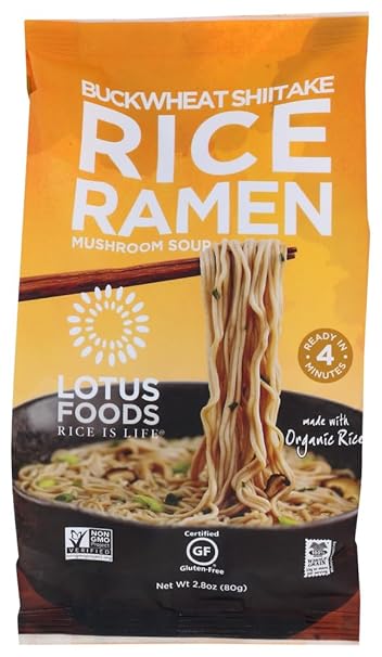 LOTUS FOODS Buckwheat Mushroom, Brown 2.8 OZ