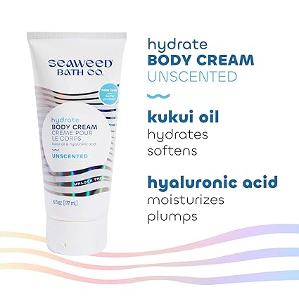SEAWEED BATH CO. HYDRATE BODY CREAM UNSCENTED 6 FL OZ