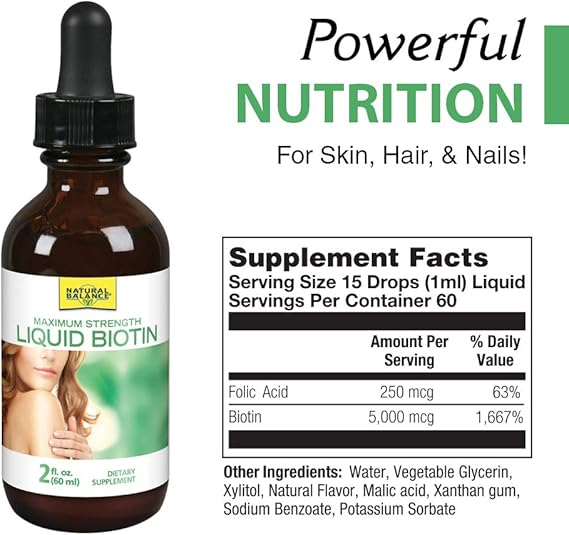 Natural Balance Biotin 2floz