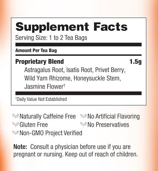 BRAVO TEA Triple Immune Support Tea 20 BAG
