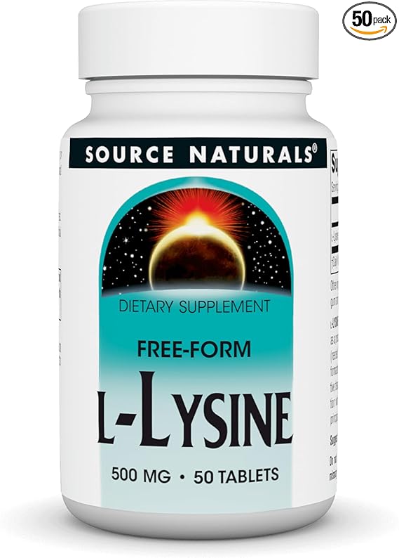 SOURCE NATURALS L- LYSINE CAP 500MG 200C