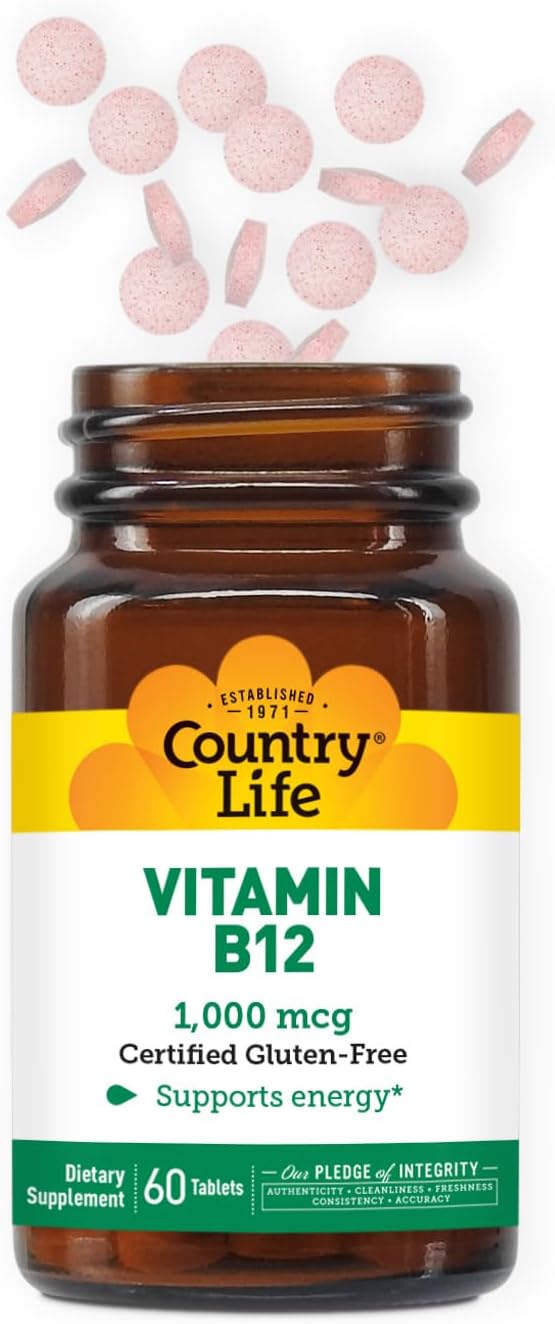 Country Life VITAMIN B-12 1000MCG 60 Tablet