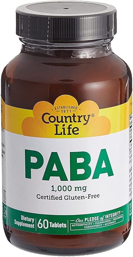 Country Life PABA 1000MG 60 Tablet
