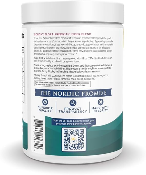 Nordic Naturals Nordic Flora Prebiotic Fiber Blend 30 servings