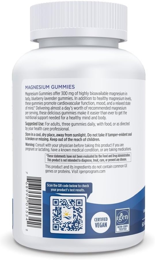Nordic Naturals Magnesium Blueberry Lavender