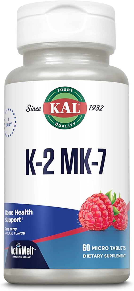 Kal K-2 MK-7 Raspberry 60CT Lozenge