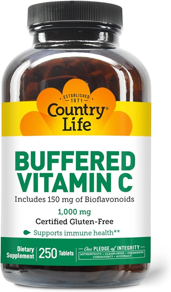 Country Life BUFFERED VITAMIN C 1000MG 250 Tablet
