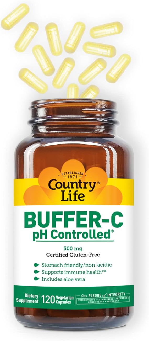 Country Life BUFFER-C PH CONTROLLED 500MG 120 Vegicaps