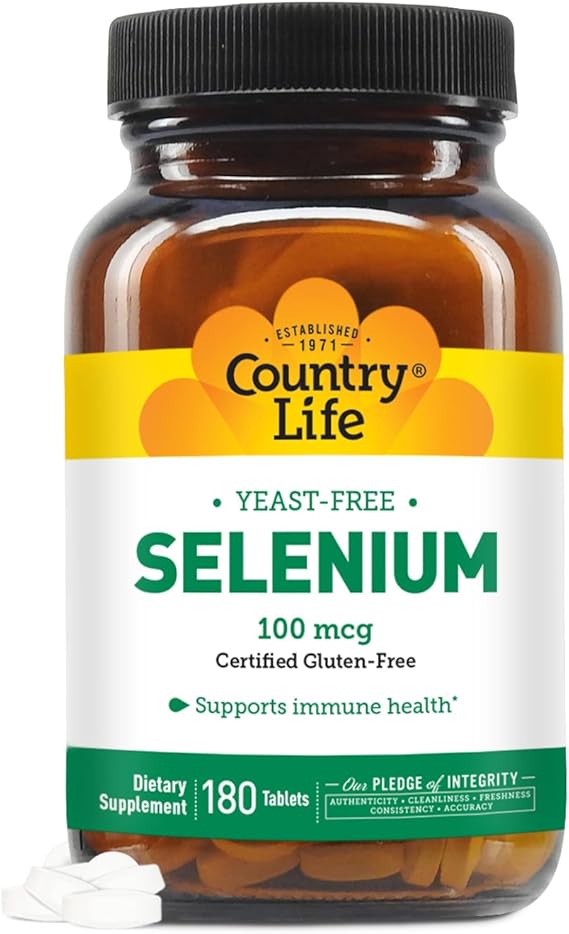 Country Life SELENIUM 100MCG 180 Tablet