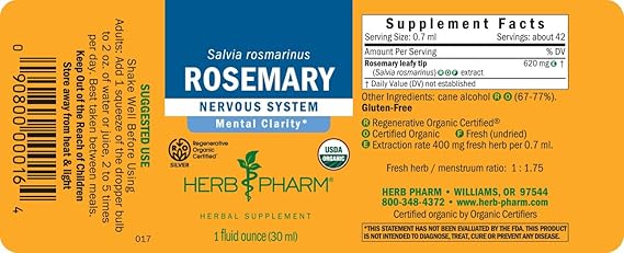 Herb Pharm ROSEMARY EXTRACT 1 oz