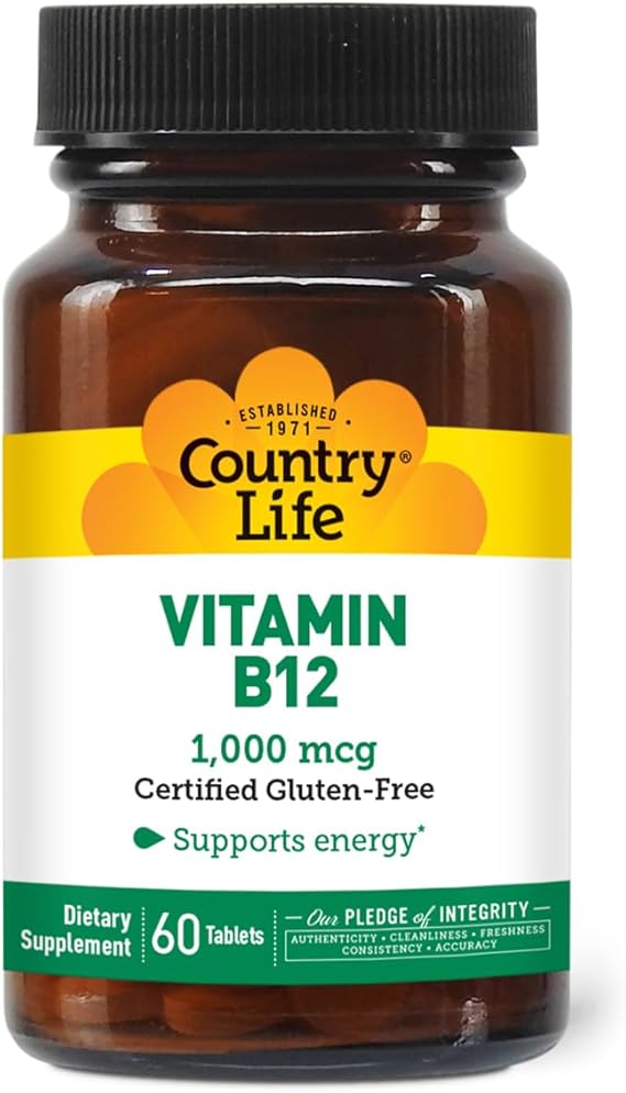 Country Life VITAMIN B-12 1000MCG 60 Tablet