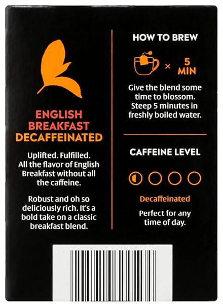 CHOICE ORGANIC TEAS Decaffeinated English Breakfast 16 BAG