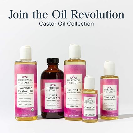 Heritage Store Castor Oil 4floz
