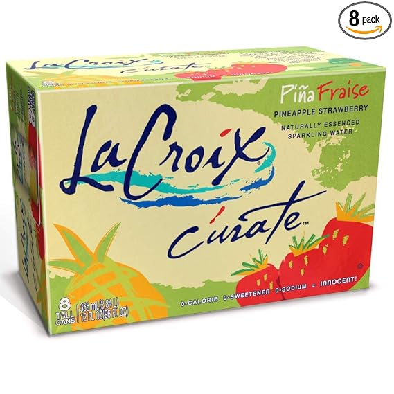 LACROIX Pineapple Strawberry 12 OZ