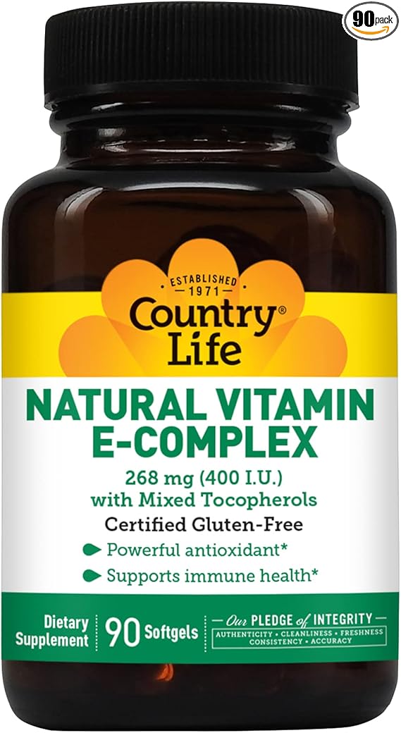 Country Life VITAMIN E COMPLEX 400IU 90 Softgel