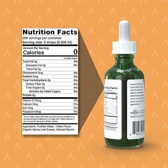 SWEET LEAF SteviaClear, Toffee 2 OZ