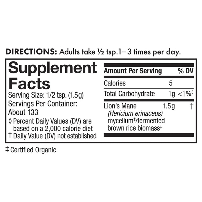 Host Defense Lion's Mane Powder 200 grams