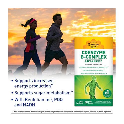 Country Life COENZYME B-COMPLEX ADVANCED 60 Vegicaps