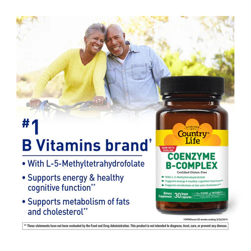 Country Life COENZYME B-COMPLEX 60 Vegicaps
