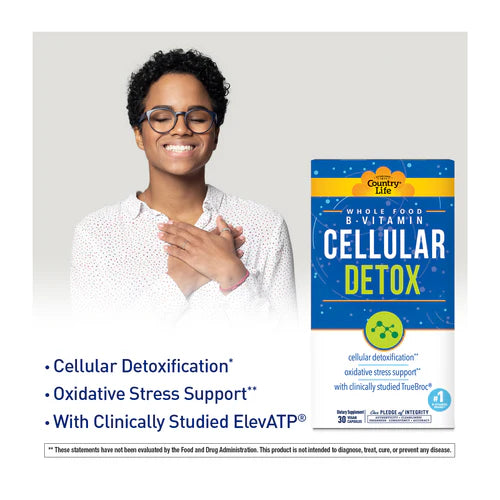Country Life WHOLE FOOD CELLULAR DETOX 30 Capsule