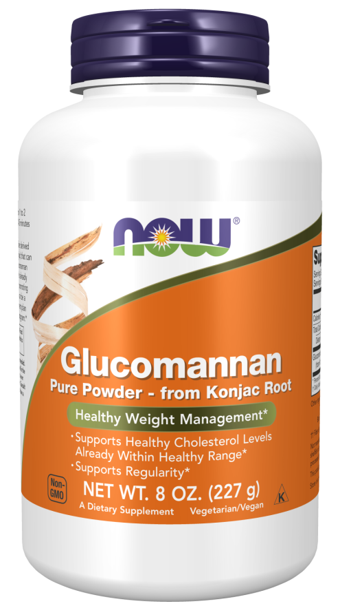 Now GLUCOMANNAN POWDER 8 OZ