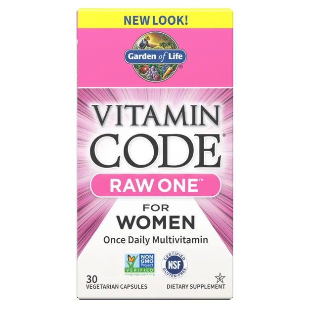Garden of Life Vitamin Code Raw One for Women 30ct CAPSULES