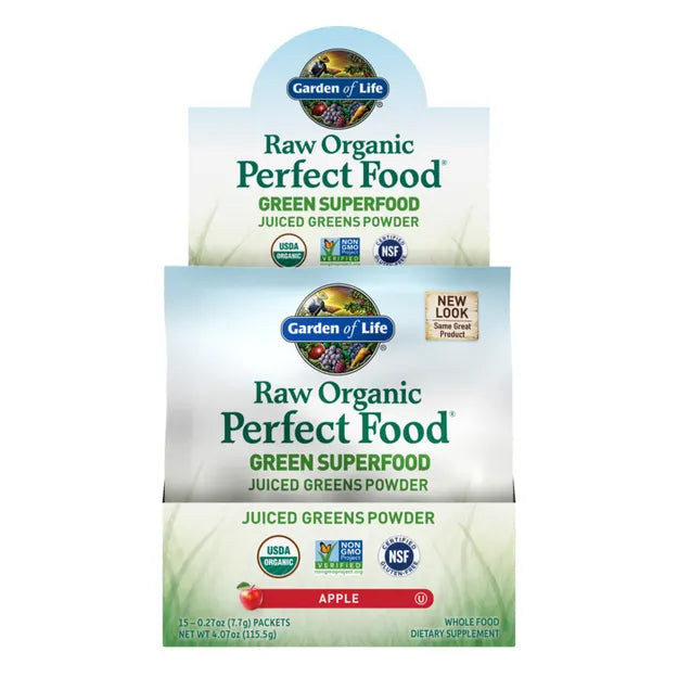 Garden of Life Raw Organic Perfect Food Green Superfood Apple 231g POWDER