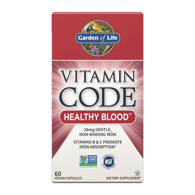 Garden of Life Vitamin Code Healthy Blood 60ct CAPSULES