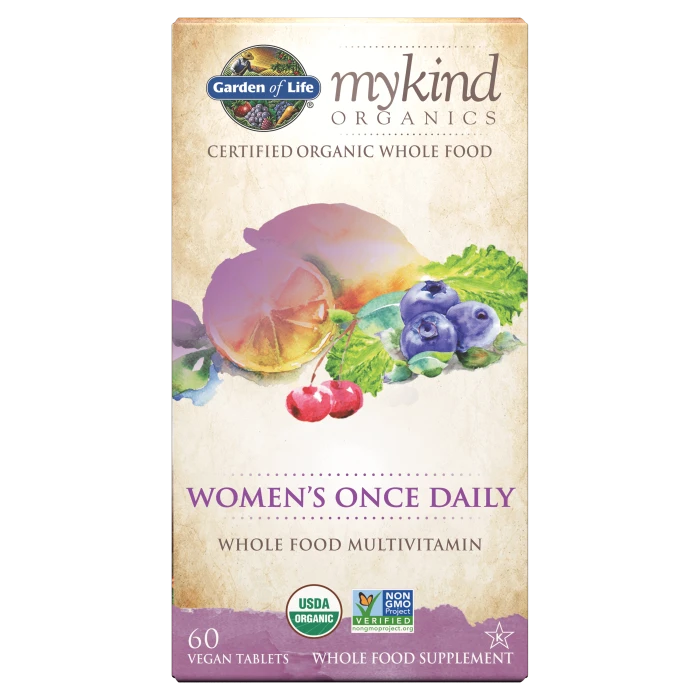 Garden of Life GOL Organics Womens Once Daily 60ct TABLETS