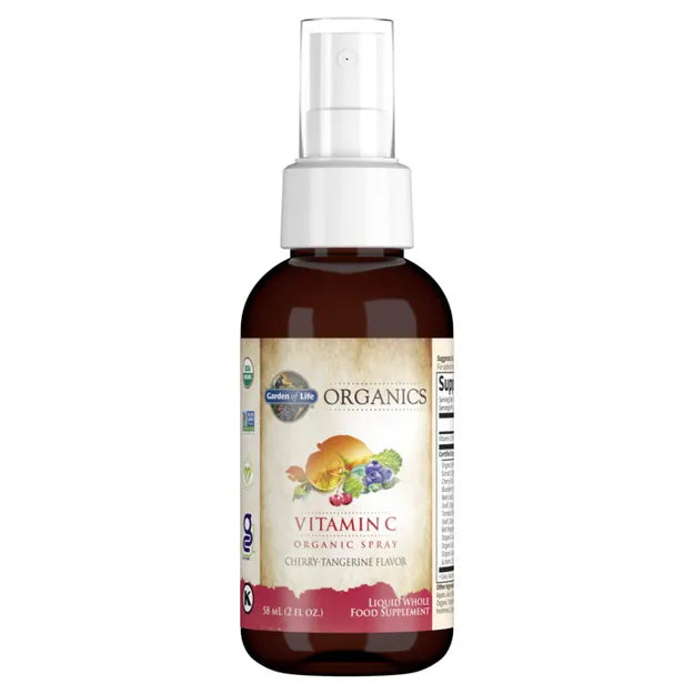Garden of Life GOL Organics Vitamin C Cherry-Tangerine 2oz LIQUID SPRAY
