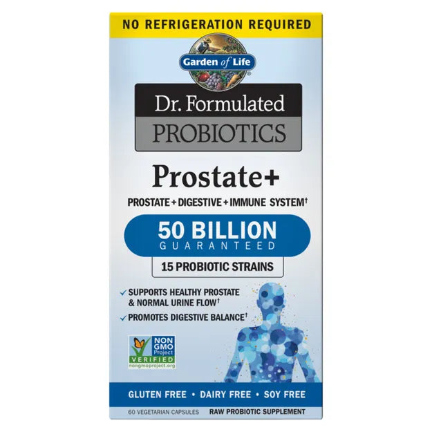 Garden of Life Dr. Formulated Probiotics Prostate SHELF 60ct CAPSULES