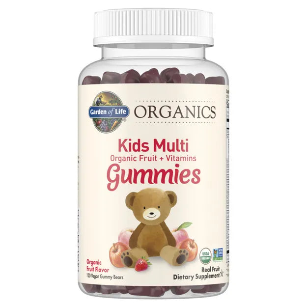 Garden of Life GOL Organics Kids Multi Fruit 120ct GUMMY
