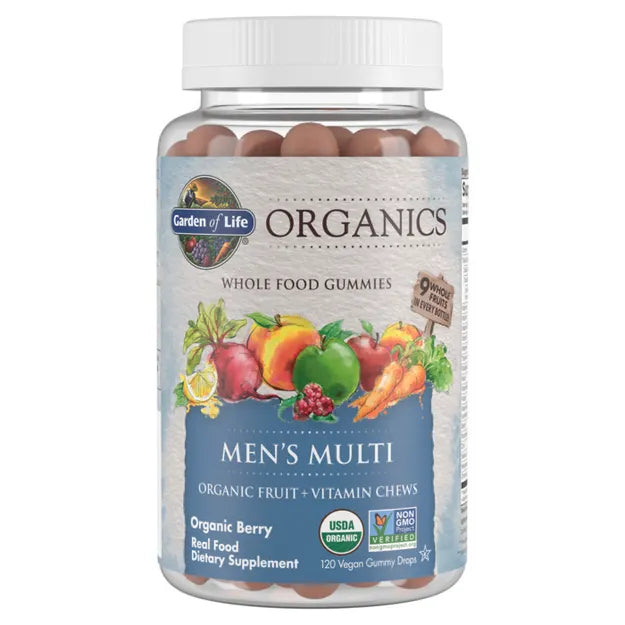 Garden of Life GOL Organics Mens Multi Berry 120ct GUMMY