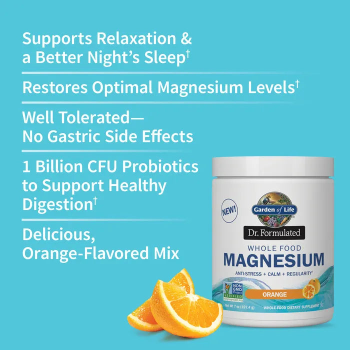 Garden of Life Dr. Formulated Magnesium Orange 197.4g POWDER