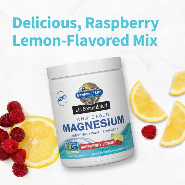 Garden of Life Dr. Formulated Magnesium Raspberry Lemon 198.4g POWDER