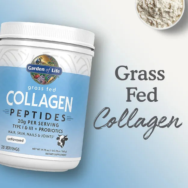 Garden of Life Grass Fed Collagen Peptides 280g POWDER
