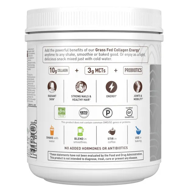 Garden of Life Grass Fed Collagen Coconut MCT Chocolate 420g POWDER