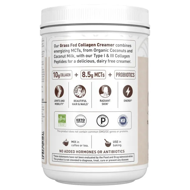 Garden of Life Grass Fed Collagen Creamer Chocolate 342g POWDER